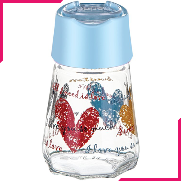 Sarina Prizma Decorated Flip Top Salt Shaker - bakeware bake house kitchenware bakers supplies baking