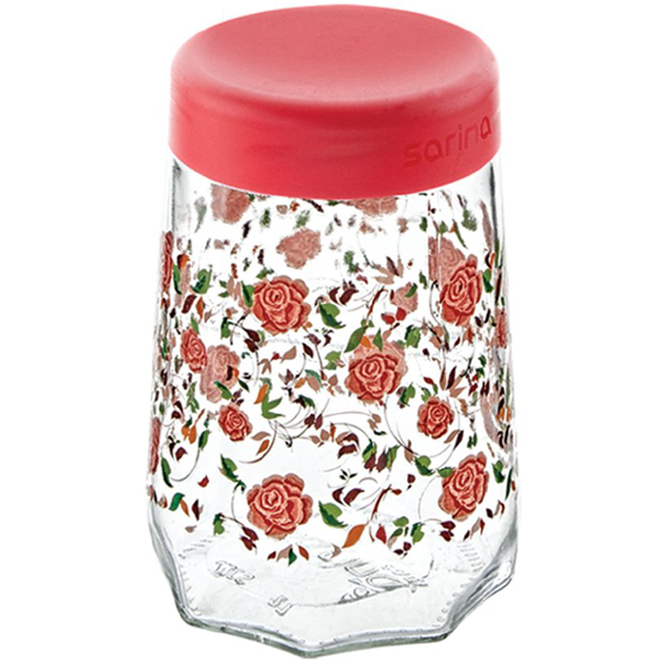 Sarina Prizma Decorated Jar 370CC - bakeware bake house kitchenware bakers supplies baking