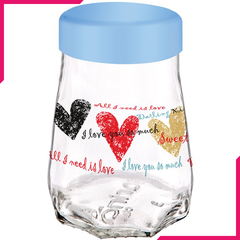 Sarina Prizma Decorated Jar 370CC - bakeware bake house kitchenware bakers supplies baking