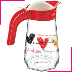 Sarina Prizma Decorated Jug 1000CC - bakeware bake house kitchenware bakers supplies baking