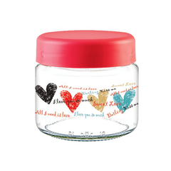 Sarina Decorated Jar 330CC - bakeware bake house kitchenware bakers supplies baking