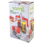 Sarina Tulip Metal Oil & Vinegar Bottle Table Set 2Pcs - bakeware bake house kitchenware bakers supplies baking
