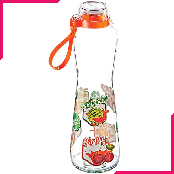 Sarina Decorated Water Bottle - bakeware bake house kitchenware bakers supplies baking