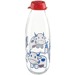 Sarina Decorated Milk Bottle 500CC - bakeware bake house kitchenware bakers supplies baking