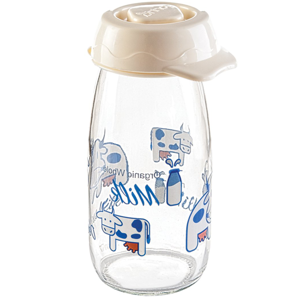 Sarina Decorated Milk Bottle 250CC - bakeware bake house kitchenware bakers supplies baking