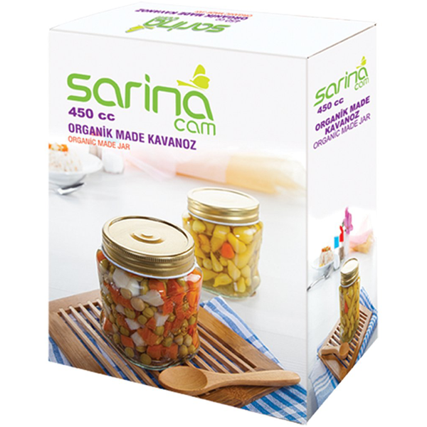 Sarina Organic Made Preserving & Canning Jar - bakeware bake house kitchenware bakers supplies baking