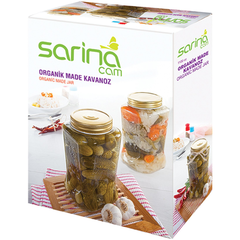 Sarina Organic Made Preserving & Canning Jar - bakeware bake house kitchenware bakers supplies baking