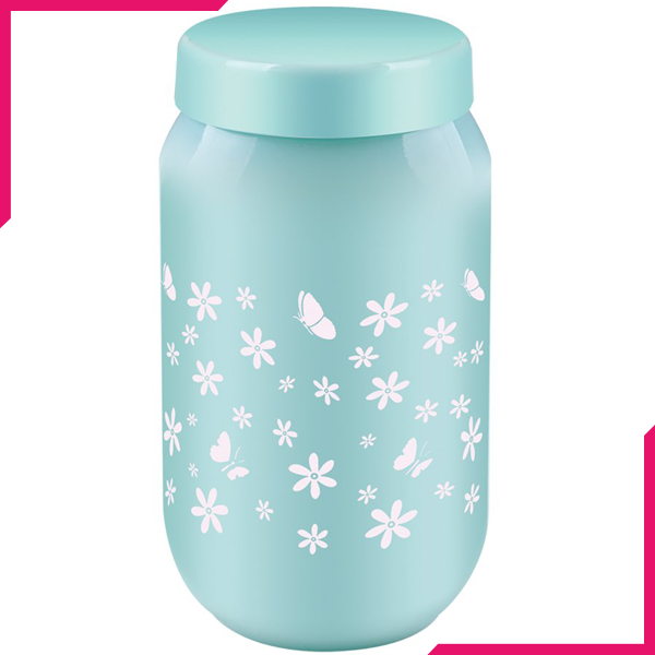 Sarina Opaque Designed Jar 1500CC - bakeware bake house kitchenware bakers supplies baking