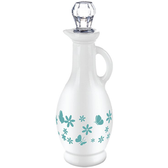 Sarina Opaque Designed Oil & Vinegar Bottle - bakeware bake house kitchenware bakers supplies baking