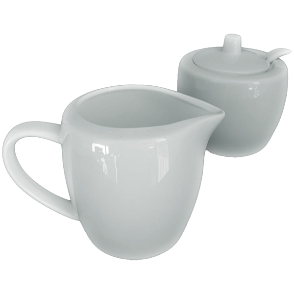 Symphony Sugar & Creamer Set W/Spoon - bakeware bake house kitchenware bakers supplies baking