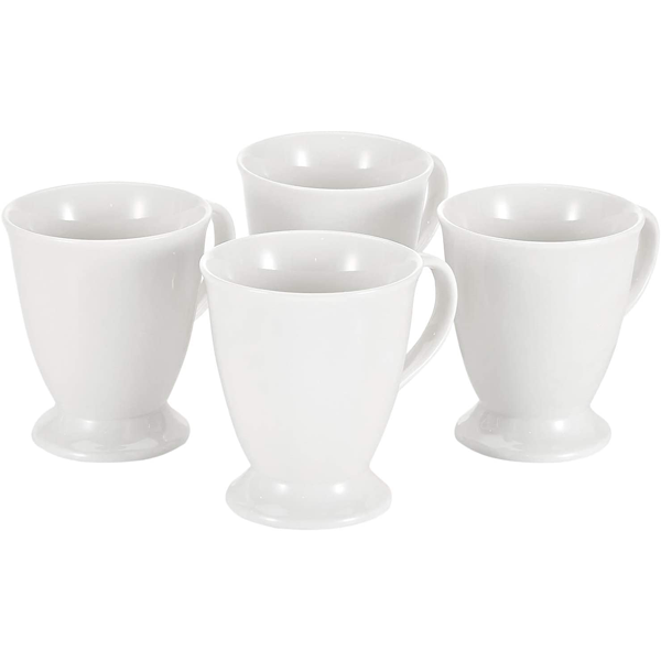 Symphony Footed Mug Set 4Pcs - bakeware bake house kitchenware bakers supplies baking