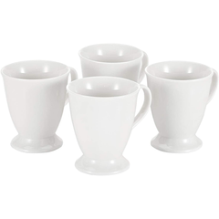 Symphony Footed Mug Set 4Pcs - bakeware bake house kitchenware bakers supplies baking