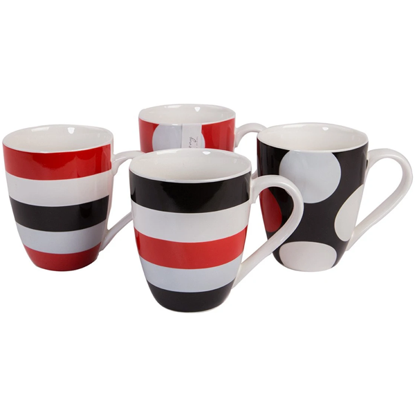 Symphony Big Time Mugs 4Pcs - bakeware bake house kitchenware bakers supplies baking