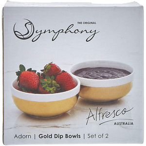 Symphony Adorn Dip Bowl Set 2Pcs - bakeware bake house kitchenware bakers supplies baking