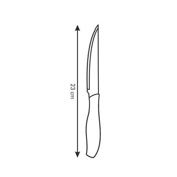Tescoma  12cm 6Pcs Steak Knife Set - bakeware bake house kitchenware bakers supplies baking
