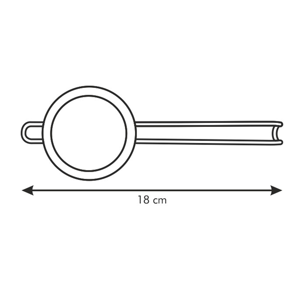 Tescoma  CHEF 6cm Steel Stainer - bakeware bake house kitchenware bakers supplies baking