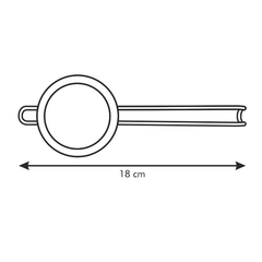 Tescoma  CHEF 6cm Steel Stainer - bakeware bake house kitchenware bakers supplies baking