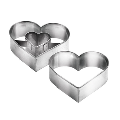 Tescoma  DELICIA 2pcHeart Shape - bakeware bake house kitchenware bakers supplies baking