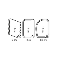 Tescoma Delicia 3Pcs Spatula Set - bakeware bake house kitchenware bakers supplies baking