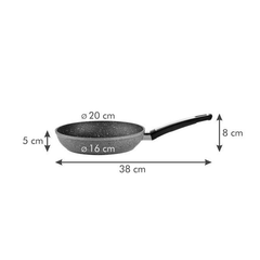 Tescoma Frying Pan I-Premium Stone 20cm - bakeware bake house kitchenware bakers supplies baking