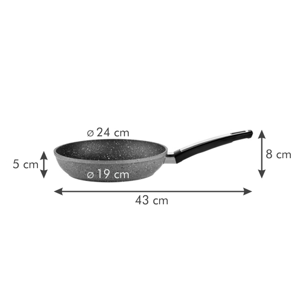 Tescoma Frying Pan I-Premium Stone 24cm - bakeware bake house kitchenware bakers supplies baking