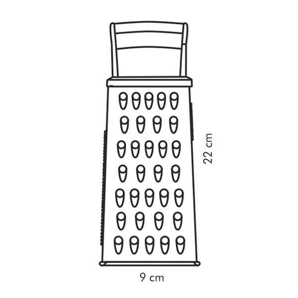 Tescoma Handy Box Grator - bakeware bake house kitchenware bakers supplies baking