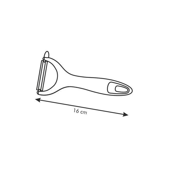Tescoma Presto Lateral Peeler - bakeware bake house kitchenware bakers supplies baking