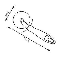 Tescoma Presto Pizza Cutter - bakeware bake house kitchenware bakers supplies baking