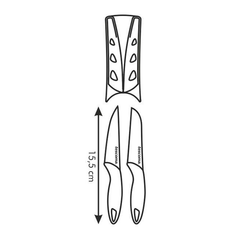 Tescoma Presto Mini Knives 2Pcs - bakeware bake house kitchenware bakers supplies baking