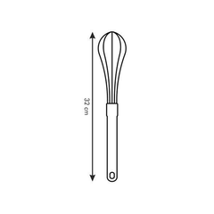 Tescoma SPACELINE Nylon Whisk - bakeware bake house kitchenware bakers supplies baking