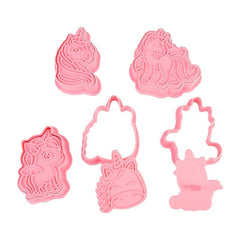 Unicorn Fondant & Cookie Cutter 6Pcs