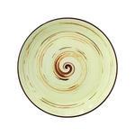 Wilmax Spiral Pistachio Round Plate 10"