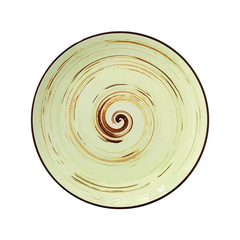 Wilmax Spiral Pistachio Round Plate 10"