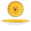 Wilmax Spiral Yellow Round Plate 8"
