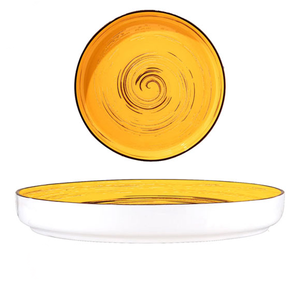 Wilmax Spiral Yellow Plate 9"