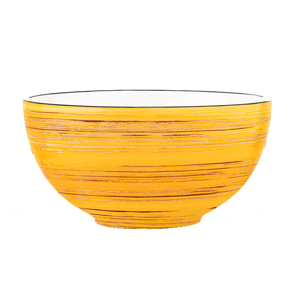 Wilmax Spiral Yellow Bowl 6.5"