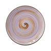 Wilmax Spiral Lavender Round Plate 8"