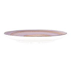 Wilmax Spiral Lavender Round Plate 10"