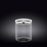 Wilmax Glass Storage Jar with Stainless Steel Lid 1100ml