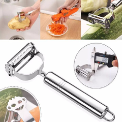 Stainless Steel Julienne Peeler 2in1 Vegetable