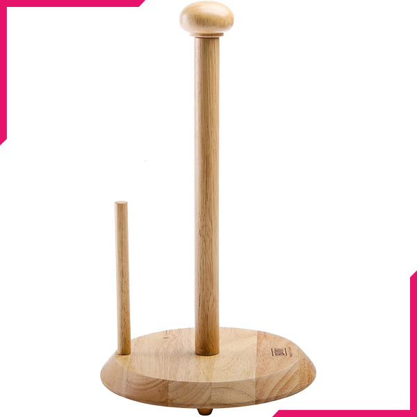 Billi Wooden Paper Towel Holder - bakeware bake house kitchenware bakers supplies baking
