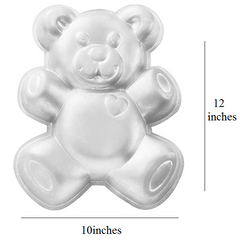 Bear Mold Silver Aluminium