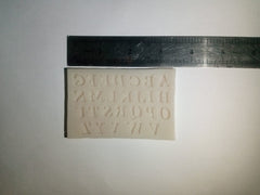 Alphabet Silicone Mold Uppercase