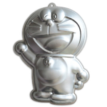 Doraemon Cake Mold Silver Aluminium