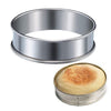 Bun Making Tin Silver 3 Pcs Set