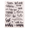 Best Wishes Silicone Rubber Stamp