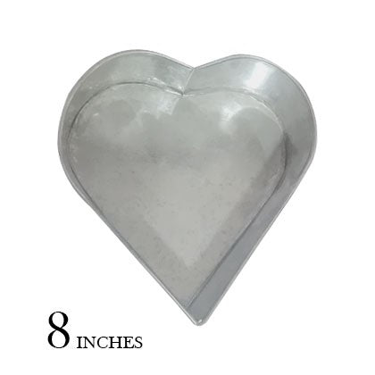 Heart Cake Mold Silver 8 x 8 Inch