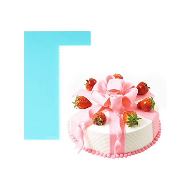 L Shape Icing Comb Pattern 4 - bakeware bake house kitchenware bakers supplies baking